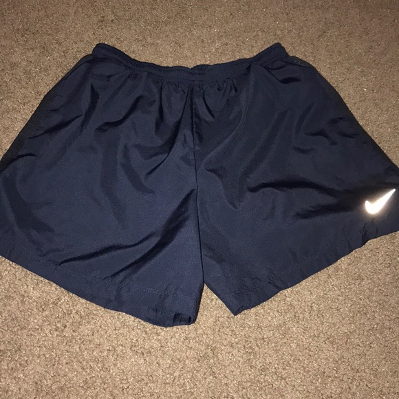 nike dri fit shorts navy blue